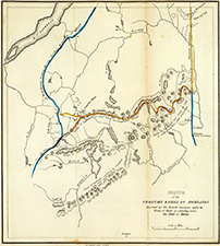 Moses Greenleaf Map of Maine Highlands 1829